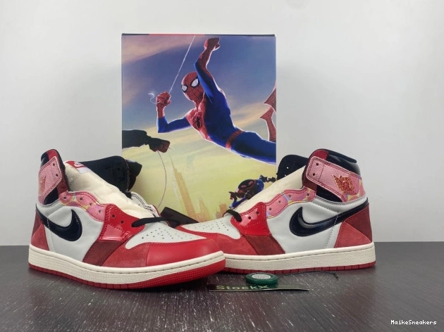 MaikeSneakers Jordan Spider-Man DV1748-601 OG High Spider-Verse 1 the Across 0713